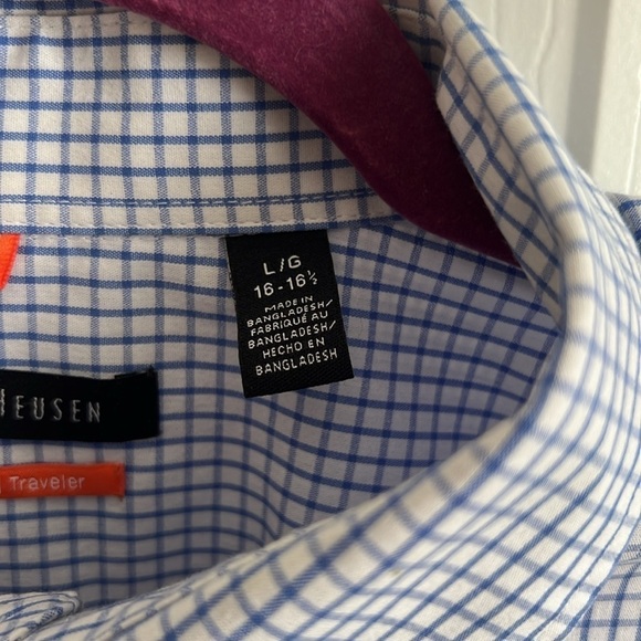 Van Heusen men’s button down shirt‎ size large - Picture 3 of 6